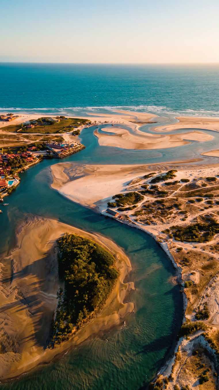 Litoral de Cascavel visto do alto